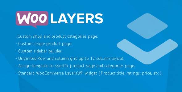 WooLayers – WooCommerce Page Builder For LayersWP Preview Wordpress Plugin - Rating, Reviews, Demo & Download