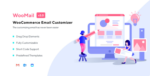 WooMail – WooCommerce Email Customizer Preview Wordpress Plugin - Rating, Reviews, Demo & Download