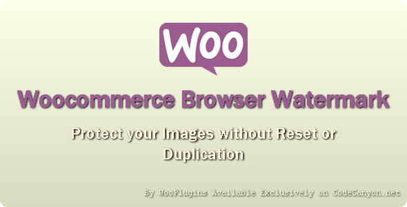WooPlugins – Woocommerce Browser Watermark Preview - Rating, Reviews, Demo & Download