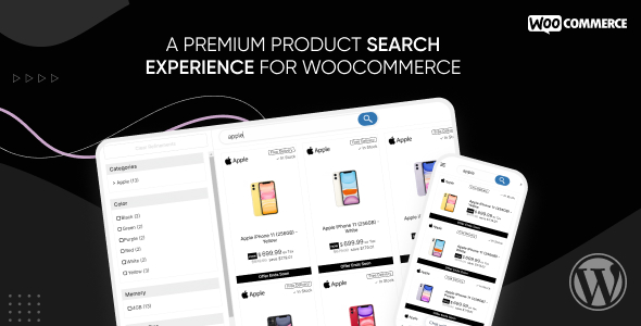 WooSearch – Product Search & Filters For WooCommerce Preview Wordpress Plugin - Rating, Reviews, Demo & Download