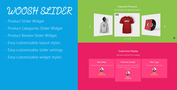 Woosh – WooCommerce Slider For Layers Extension Preview Wordpress Plugin - Rating, Reviews, Demo & Download