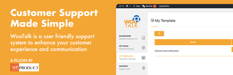 Wootalk Woocommerce Chat Preview Wordpress Plugin - Rating, Reviews, Demo & Download