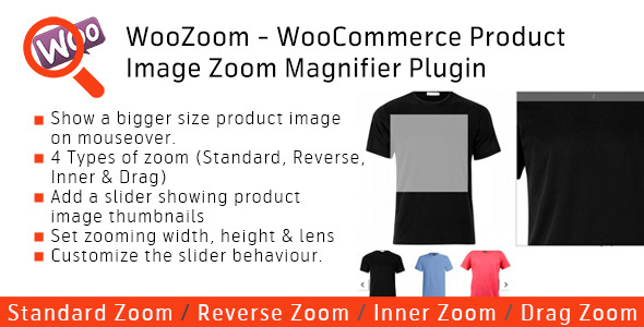 WooZoom – WooCommerce Product Image Zoom Magnifier Preview Wordpress Plugin - Rating, Reviews, Demo & Download