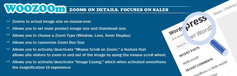 WOOZOOm – Zooms On Details Wordpress Plugin - Rating, Reviews, Demo & Download