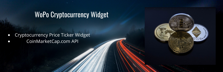 WoPo Cryptocurrency Widget Preview Wordpress Plugin - Rating, Reviews, Demo & Download