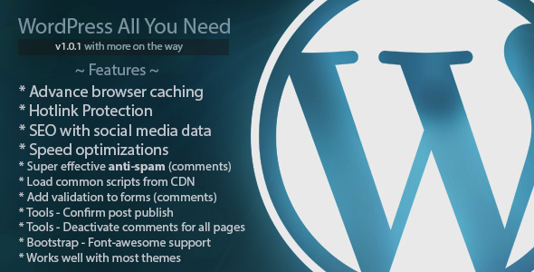 WordPress All You Need Plugin Preview - Rating, Reviews, Demo & Download