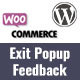 WordPress And WooCommerce Exit Popup Feedback