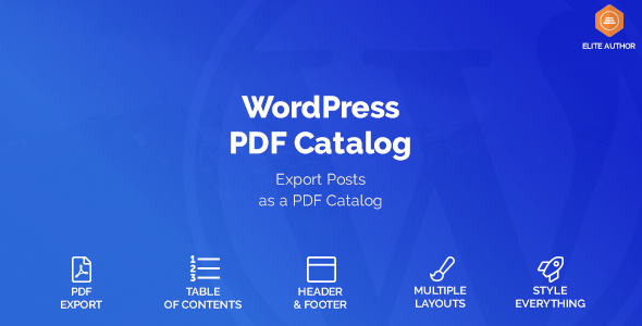 WordPress Blog To PDF Preview - Rating, Reviews, Demo & Download