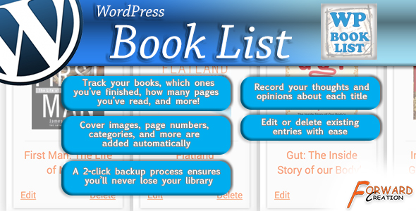 WordPress Book List Preview - Rating, Reviews, Demo & Download