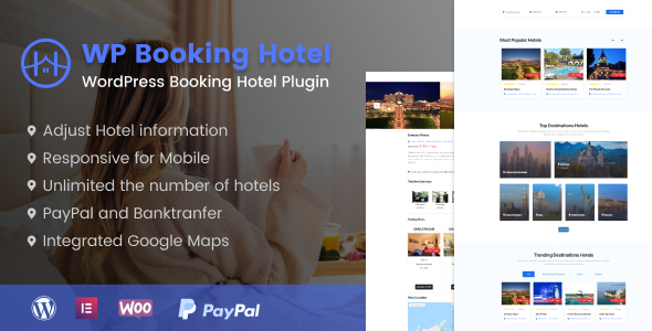 WordPress Booking Hotel Preview - Rating, Reviews, Demo & Download