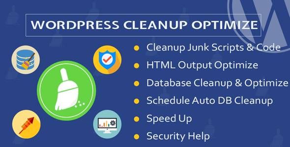 Wordpress Cleanup & Optimize Plugin Preview - Rating, Reviews, Demo & Download