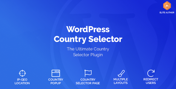 WordPress Country Selector Preview - Rating, Reviews, Demo & Download