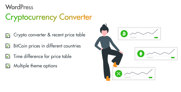 WordPress Cryptocurrency Converter Preview - Rating, Reviews, Demo & Download