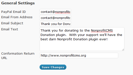 WordPress Donation Plugin With Goals And Paypal IPN By NonprofitCMS - Rating, Reviews, Demo & Download