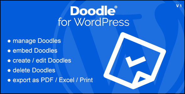 WordPress Doodle Polls Preview - Rating, Reviews, Demo & Download