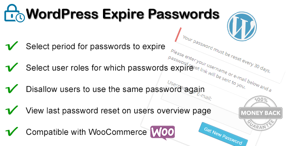 WordPress Expire Passwords Preview - Rating, Reviews, Demo & Download