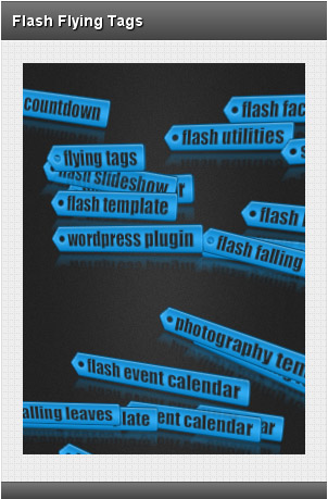 Wordpress Flash Tag Cloud Preview - Rating, Reviews, Demo & Download