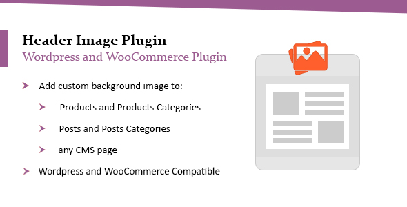 WordPress Header Image Plugin | WooCommerce Header Image Preview - Rating, Reviews, Demo & Download