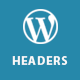 WordPress Headers Plugin With Layout Builder