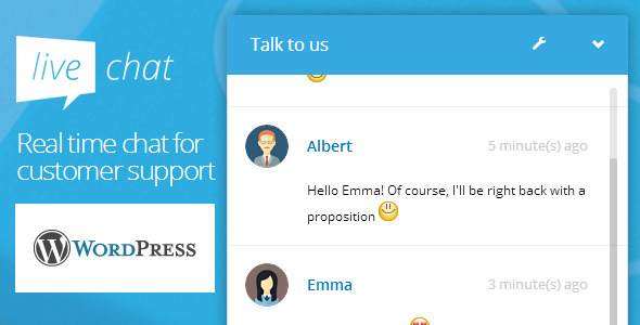 WordPress Live Chat Plug-in Preview - Rating, Reviews, Demo & Download