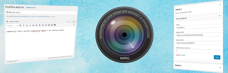 WordPress Live Webcam Widget & Shortcode Preview - Rating, Reviews, Demo & Download