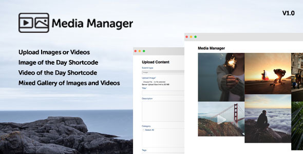 Wordpress Media Manager Preview - Rating, Reviews, Demo & Download
