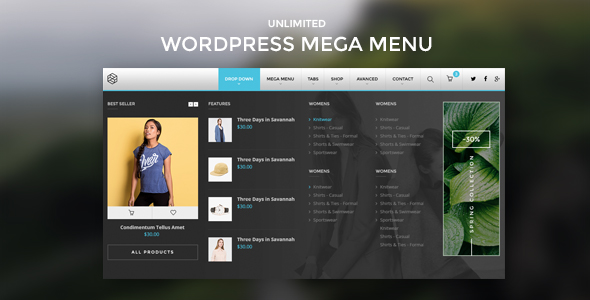 WordPress Mega Menu Preview - Rating, Reviews, Demo & Download