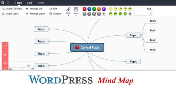 Wordpress MindMap Editor Plugin Preview - Rating, Reviews, Demo & Download