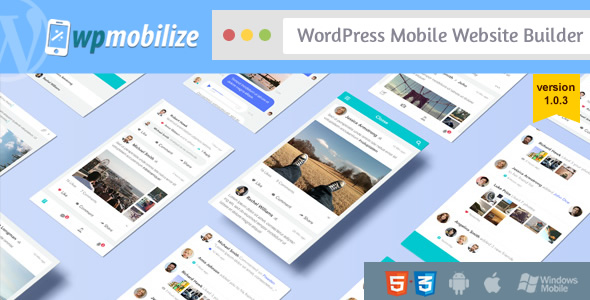 WordPress Mobile Website Builder Plugin Preview - Rating, Reviews, Demo & Download