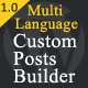 WordPress Multilanguage Custom Posts Builder PRO