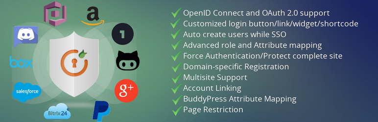 WordPress OpenID Connect Client Preview - Rating, Reviews, Demo & Download