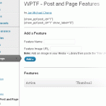 Wordpress Post And Page Features