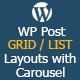 WordPress Post Grid/List Layout With Carousel