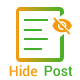 WordPress Post Hide