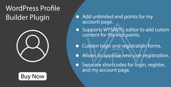 WordPress Profile Builder Plugin Preview - Rating, Reviews, Demo & Download