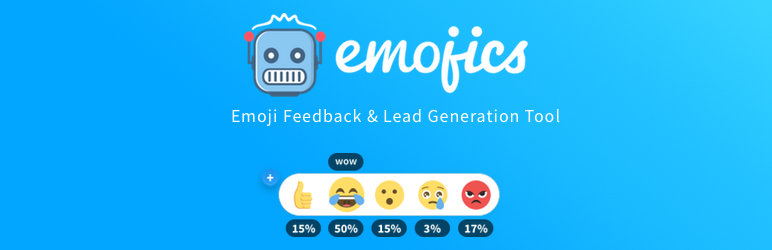 WordPress Reactions And Emoji Feedback Plugin – Emojics Preview - Rating, Reviews, Demo & Download
