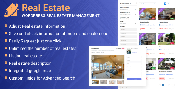 WordPress Real Estate Management Preview - Rating, Reviews, Demo & Download