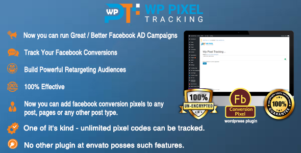 Wordpress Retargeting Facebook Pixel Tracking Plugin Preview - Rating, Reviews, Demo & Download