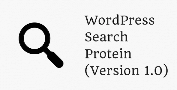 WordPress Search Protein Preview - Rating, Reviews, Demo & Download