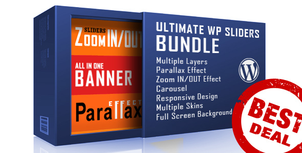 WordPress Sliders Bundle – Layers, Parallax, Zoom Preview - Rating, Reviews, Demo & Download