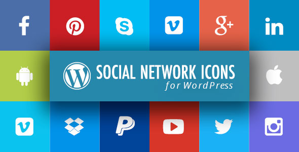 WordPress Social Network Icons Plugin With Layout Builder Preview - Rating, Reviews, Demo & Download