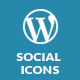 WordPress Social Network Icons Plugin With Layout Builder