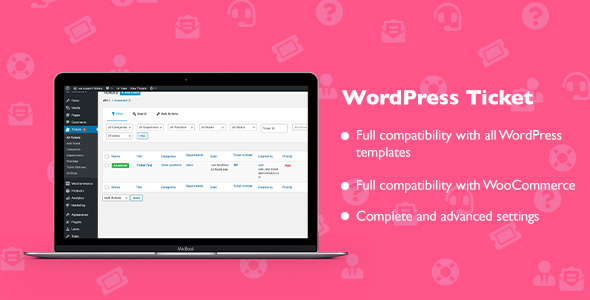 WordPress Support Tickets Preview - Rating, Reviews, Demo & Download