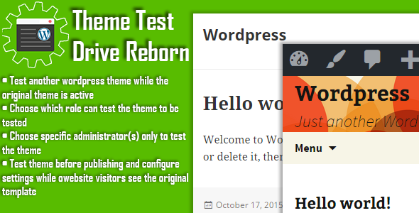 Wordpress Theme Test Drive Reborn Preview - Rating, Reviews, Demo & Download