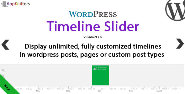 WordPress Timeline Slider Preview - Rating, Reviews, Demo & Download