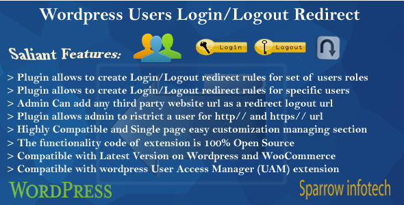 Wordpress Users Login/Logout Redirect Preview - Rating, Reviews, Demo & Download