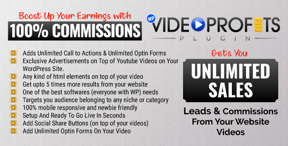 Wordpress Video Profits Affiliate Marketing Plugin Preview - Rating, Reviews, Demo & Download
