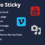 WordPress Video Sticky