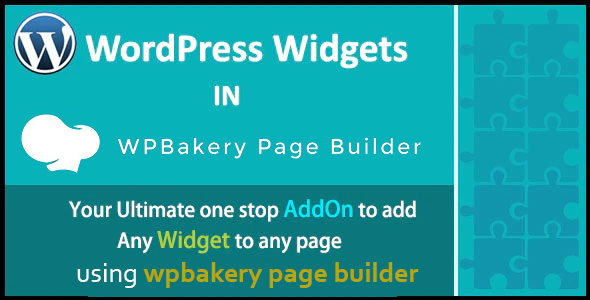 WordPress Widgets In WPBakery Page Builder Preview - Rating, Reviews, Demo & Download