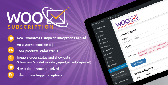 Wordpress Woo Commerce Subscriptions Api Plugin Preview - Rating, Reviews, Demo & Download